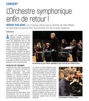 L'Orchestre Symphonique de l'Aube enfin de retour à Nogent-sur-Seine.