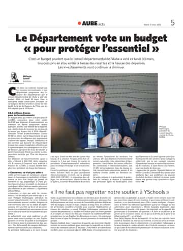 le Département de l’Aube vote un budget « pour protéger l’essentiel »
