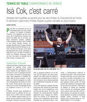 Isà Cok dans le dernier carré du Championnat de France !