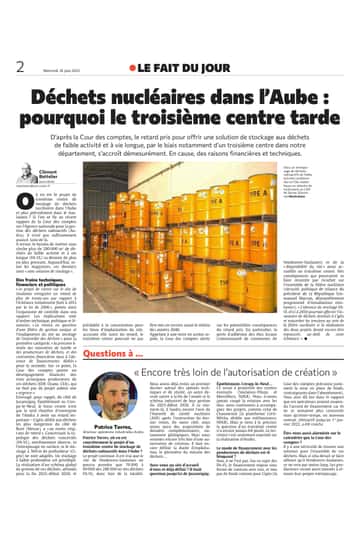 Déchets nucléaires dans l'Aube : pourquoi le troisième centre tarde