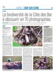 La biodiversité de la Côte des Bar à découvrir en 70 photographies