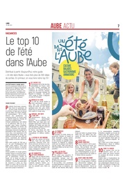 Le top 10 de l’été dans l’Aube.