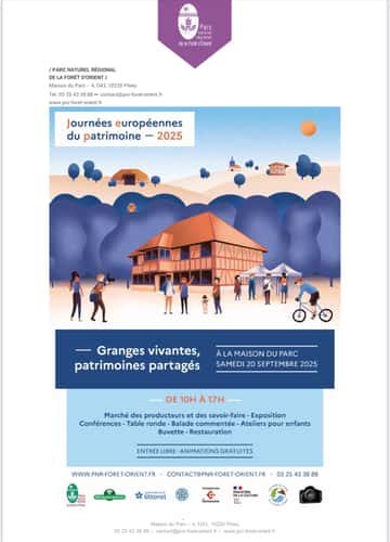 PNRFO : Journées européennes du patrimoine 2025 à la Maison du Parc.
