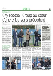 City Football Group au cœur d'une crise sans précédent