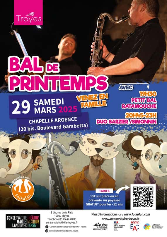 Bal de Printemps le 29 mars à La Chapelle Argence.