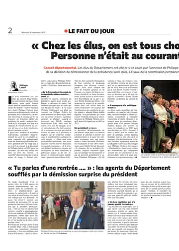 « Chez les élus, on est tous choqués... Personne n'était au courant »