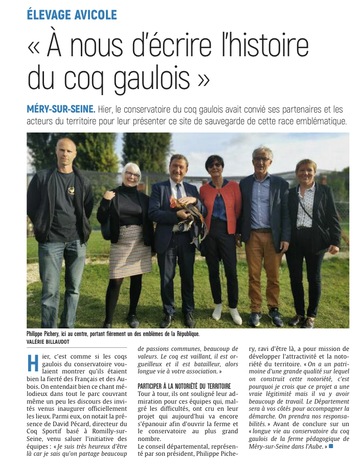 A nous d'écrire l'histoire du coq gaulois.