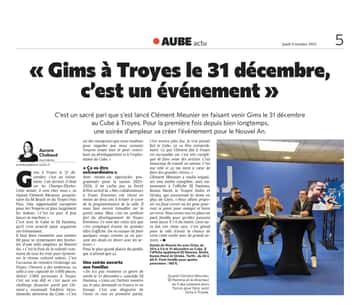 « Gims à Troyes le 31 décembre, c’est un événement »