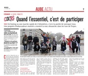 Une petite délégation familiale d'Aubassadeurs pour Troyes Cours Toujours