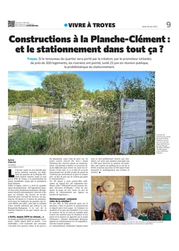 Construction de la Planche-Clément à Troyes : et le stationnement dans tout ça ?