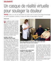 Un casque de réalité virtuelle pour soulager la douleur.