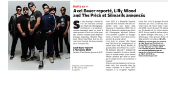 Le concert d’Axel Bauer reporté, Lilly Wood and The Prick et Silmarils annoncés