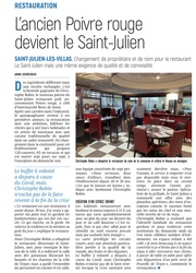 L'ancien Poivre rouge devient Le Saint Julien.