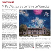 1er Pyro'Festival au domaine de Vermoise.