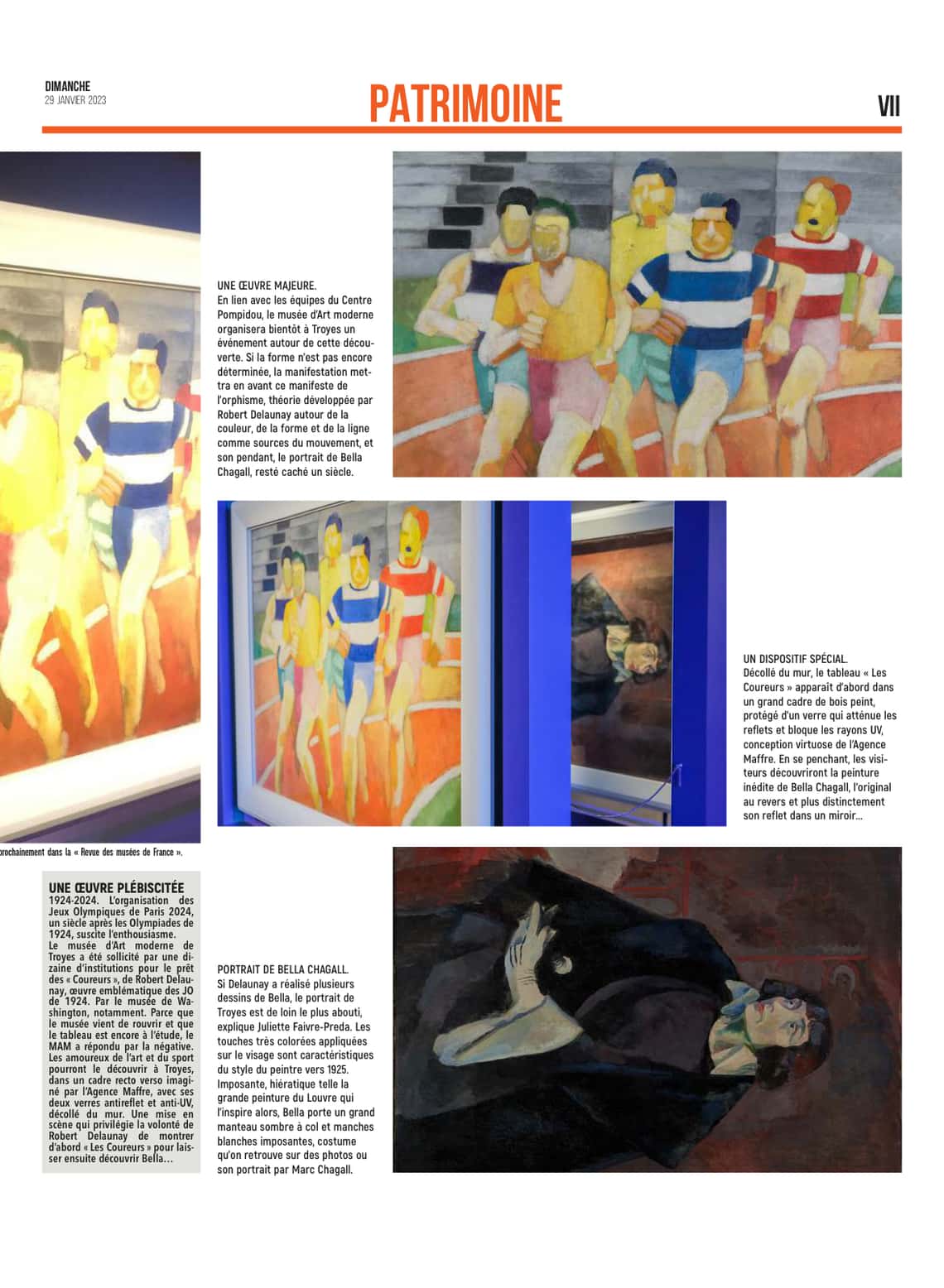 Musée de Troyes : Un portrait inédit de Bella Chagall