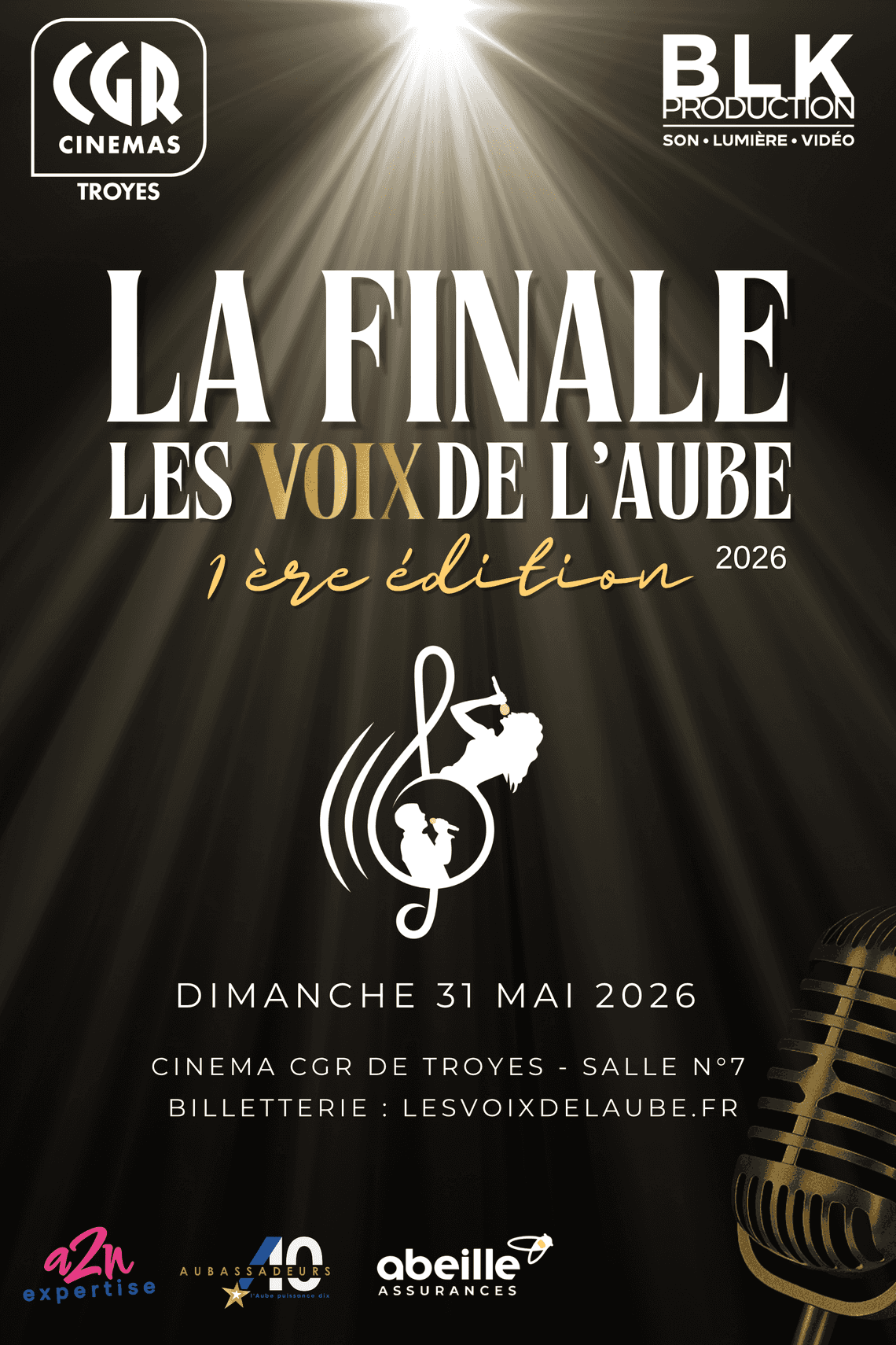 Les voix de l'Aube, la finale le 31 mai au CGR.