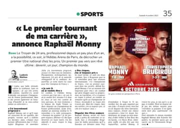 « Le premier tournant de ma carrière », annonce Raphaël Monny