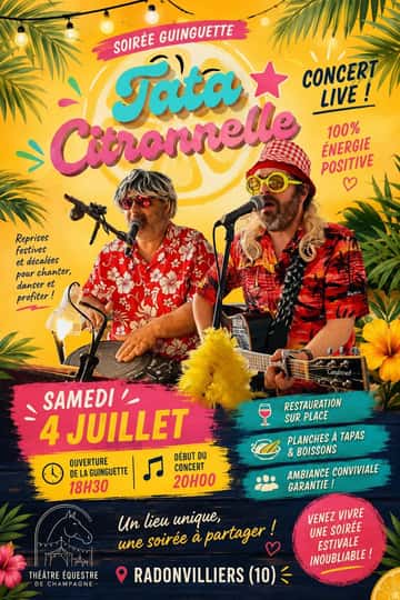 Le Théâtre Equestre de Champagne accueille Tata Citronelle