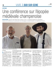 Une conférence sur l'épopée médiévale champenoise.