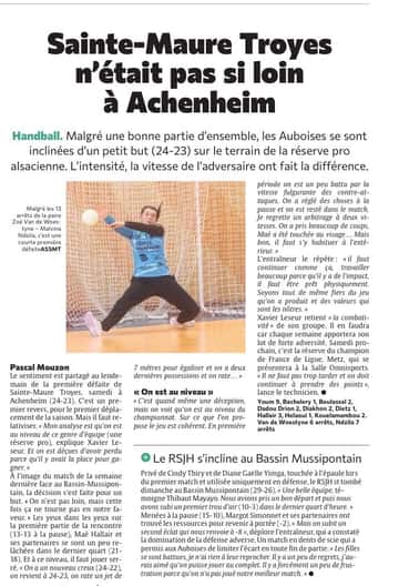 Sainte-Maure Troyes n'était pas si loin à Achenheim