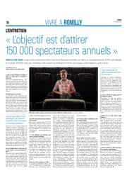 « L’objectif, c’est d’attirer 150 000 spectateurs annuels »