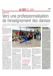 Valérie Bazin-Malgras veut professionnaliser l’enseignement des danses