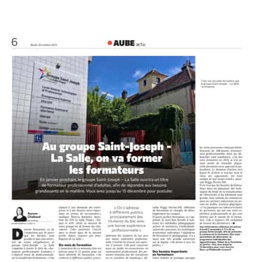 Au groupe Saint-Joseph – La Salle, on va former les formateurs !