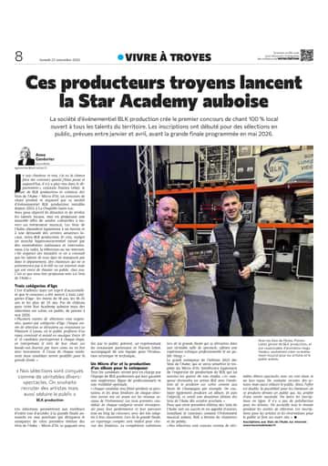 Ces producteurs troyens lancent la Star Academy auboise !