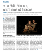 Théâtre : Le petit prince entre rires et frissons.