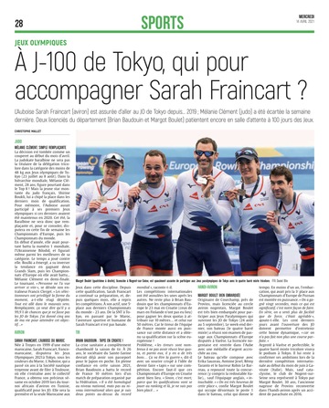 JO de Tokyo J-100, nous croisons les doigts pour Brian Baubouin