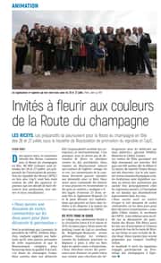 Invités à fleurir aux couleurs de la Route du champagne