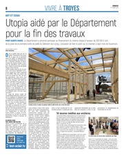 UTOPIA aidé par le Département pour la fin des travaux.