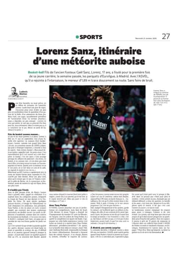 Lorenz Sanz, itinéraire d'une météorite auboise