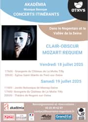 Clair Obscur Mozart : REQUIEM les 18 et 19 juillet.