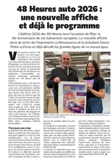 48 Heures auto de Troyes 2026 : une nouvelle affiche et déjà le programme