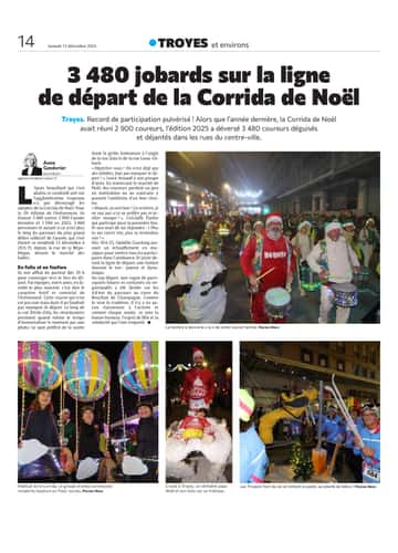 3 480 jobards sur la ligne de départ de la Corrida de Noël !