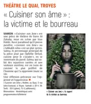 « Cuisiner son âme » : la victime et le bourreau samedi 12 avril à Troyes