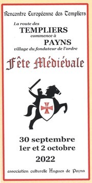 Fête médiévale, rencontre européenne des Templiers.