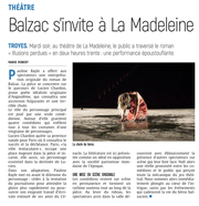 Balzac s'invite à La Madeleine.