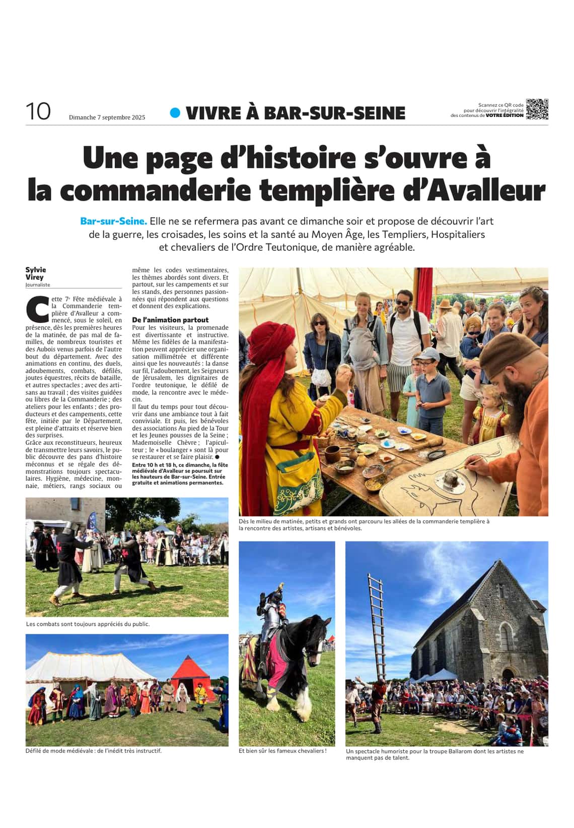 Une page d'histoire s'ouvre à la commanderie templière d'Avalleur.