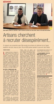 Artisans cherchent à recruter désespérément .....