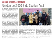 Un don de 2 000€ du Soutien Actif