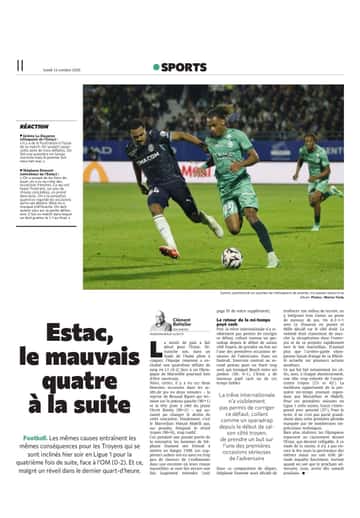 Estac, le mauvais quatre à la suite