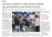 Au Forum Emploi et Alternance, la chasse aux entreprises et aux futures recrues