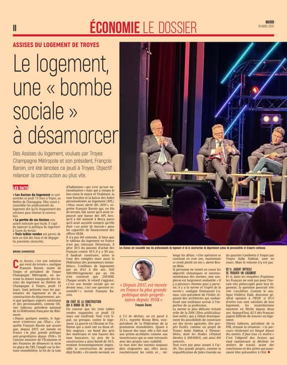 Le logement, une « bombe sociale » à désamorcer au plus vite dans l’Aube