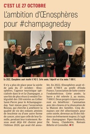 L’ambition d’Œnosphères pour #champagneday