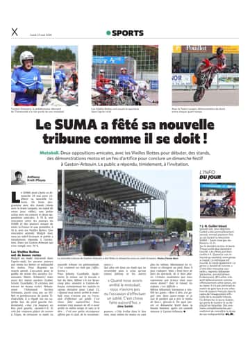 LE SUMA a fêté la tribune comme il se doit !