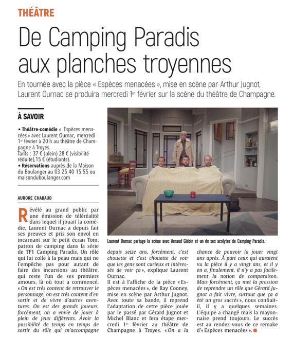 De Camping Paradis aux planches troyennes