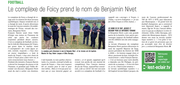 Le complexe de Foicy prend le nom de Benjamin Nivet