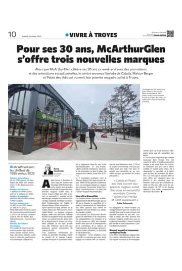 Pour ses 30ans, McArthurGlen s'offre trois nouvelles boutiques !